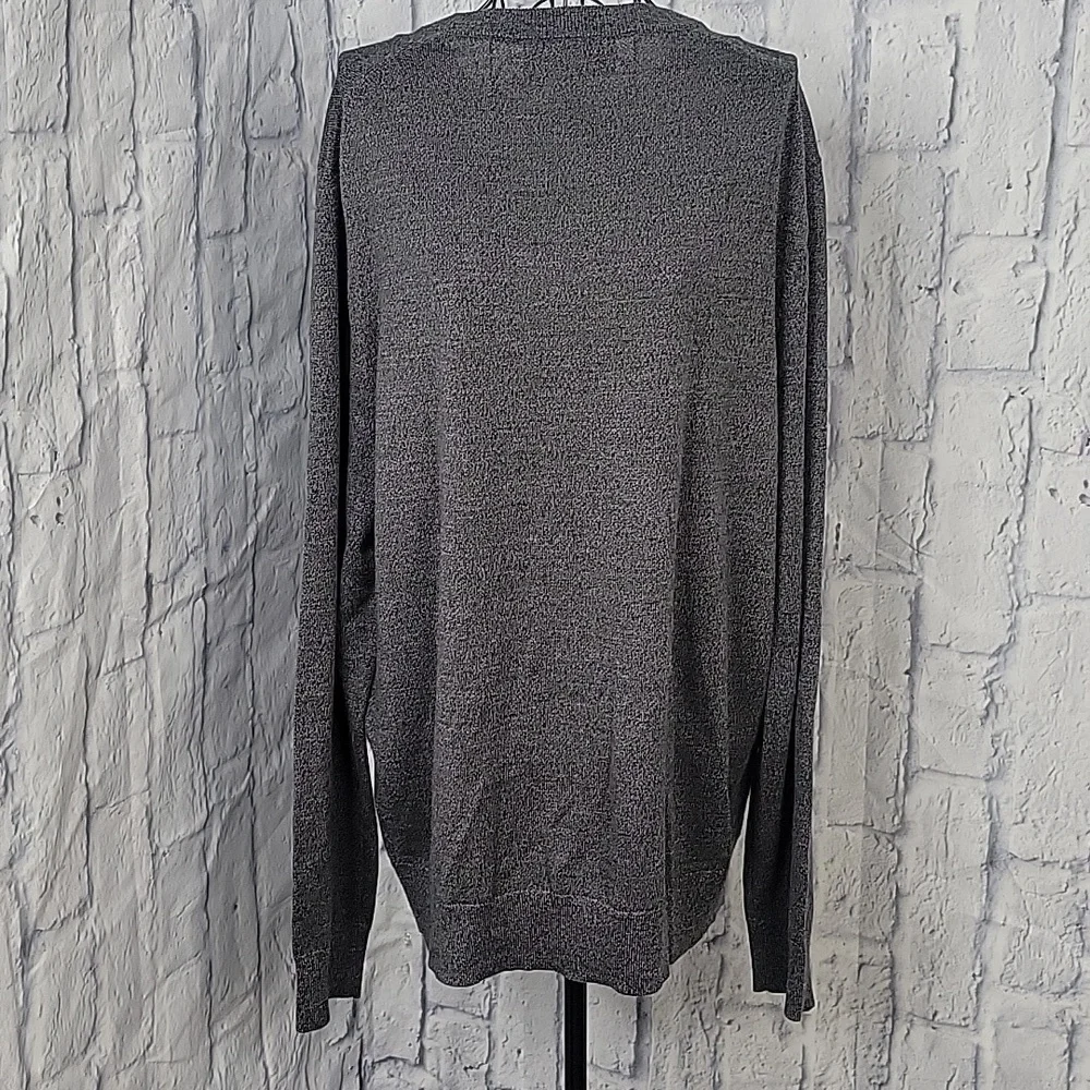 BANANA REPUBLIC Merino Wool Men's Gray‎ Pullover Sweater Large